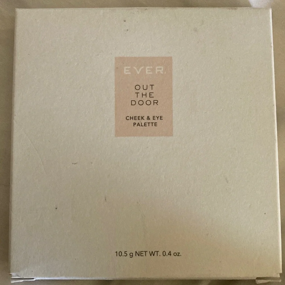 Ever Eyeshadow and Cheek Compact Palette with Gray and Purple Hues
